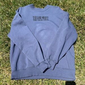 Taylor Swift | Eras Tour Official Merch Blue Crewneck Sweater 2024 size Small